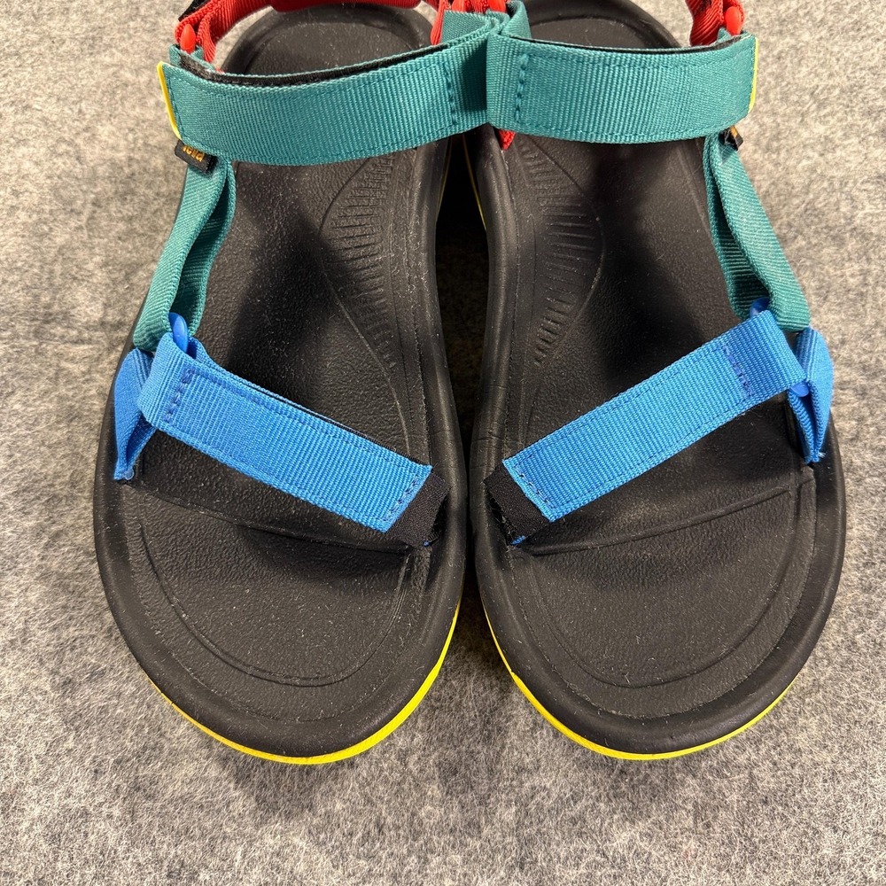 Teva Sandal‎ Shoes Womens Size 7 Black Yellow Colorblock Hiking Sport 1019234 - Picture 4 of 10
